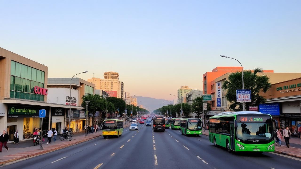 Foto ilustrativa da matéria de cidade sobre Contagem, MG: Avenida João César de Oliveira: o coração comercial de Contagem